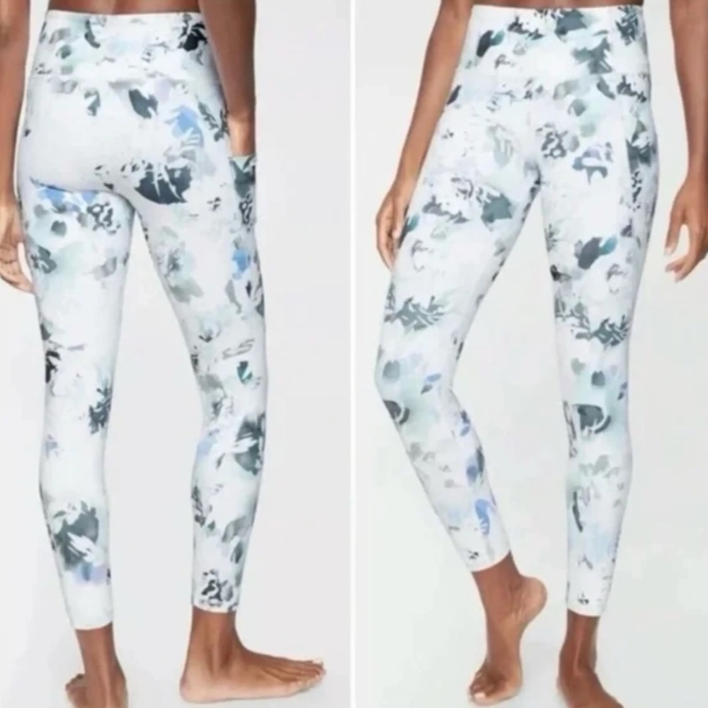 Floral Leggings - athleta - small